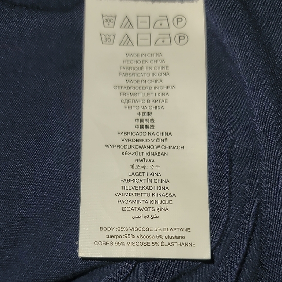 Michael Kors Navy Dress with Cream Accent Sz: XL - Picture 8 of 8